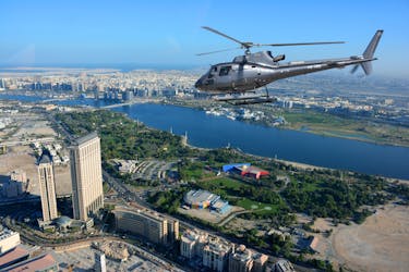 22-minuten durende helikoptervlucht over Dubai
